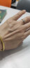 喜鉆七夕禮物鉑金鉆戒花嫁鉆石戒指結婚戒指求婚女30分12# 曬單實拍圖
