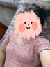 歌米拉（Gemila）冰絲短袖t恤女士高檔微胖mm夏裝2025新款針織衫遮肚子潮流v領(lǐng)上衣 V領(lǐng)彩砂紅 XL (建議120-130斤穿) 曬單實(shí)拍圖