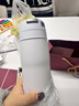虎牌日本原裝進(jìn)口保溫杯商務(wù)便攜一鍵開(kāi)啟水杯男女304不銹鋼保溫保冷 480ML白色 曬單實(shí)拍圖