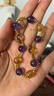 夢(mèng)元素  MENGYUANSU紫水晶手鏈女九紫離火黃水晶招財轉運生日禮物 曬單實(shí)拍圖