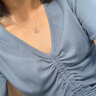 法蔻（farcoko）星月項(xiàng)鏈女輕奢小眾新款氣質(zhì)鎖骨鏈生日520情人節(jié)禮物送女友老婆 星月項(xiàng)鏈（玫瑰金色） 曬單實(shí)拍圖