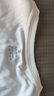 Mr.Bu布先生男士內(nèi)搭T恤雙面水柔棉純棉短袖春夏季基礎(chǔ)長絨棉涼感小白T 【水柔棉T】皓月白 L (175) 曬單實拍圖