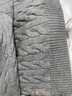 小野七天開衫外套毛衣女秋冬季新款紐扣絞花短款上衣經(jīng)典百搭針織衫 花灰色 均碼80-120斤 曬單實(shí)拍圖