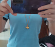 金至尊（3DG Jewellery）如意葫蘆黃金吊墜古法琺瑯足金編繩項鏈生日禮物計價(jià) 總重19.77克（金重18.15克） 曬單實(shí)拍圖