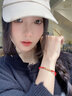 杜大生999足金彎管竹節(jié)黃金轉(zhuǎn)運珠紅繩手鏈男女款節(jié)節(jié)高升情侶手繩 紅繩小版竹節(jié) 金重約1-1.2g 曬單實拍圖