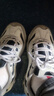 斯凱奇（Skechers）熊貓鞋黑白金休閑運動(dòng)厚底增高經(jīng)典復古季66666228 女款/白色/淺灰色/WLGY 38 曬單實(shí)拍圖