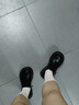 DUTRIEUX英倫風(fēng)小皮鞋女2025春夏新款厚底松糕jk兩穿百搭學(xué)院風(fēng)系帶樂福鞋 黑色升級版 37 曬單實(shí)拍圖