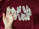 天然白水晶原石六棱柱单尖水晶摆件消磁晶簇冥想疗愈石能量石 500克 实拍图