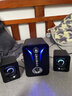 小醒H8藍牙音響電腦音箱臺式機家用小音箱迷你彩燈超重低音炮有線播報器 黑色 HIFI音質(zhì)+重低音+藍牙+炫彩燈 曬單實拍圖