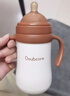 COOKSS嬰幼兒保溫杯奶瓶寶寶水杯兒童吸管杯學(xué)飲杯帶刻度一歲小月齡外出 曬單實(shí)拍圖