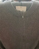 優(yōu)衣庫合作款男裝女裝圓領(lǐng)針織開(kāi)衫長(cháng)袖毛衣毛衫外套25新款479731 04 煙灰色 XL /180/108B 曬單實(shí)拍圖
