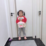 纖絲鳥(niǎo)（TINSINO）兒童衛(wèi)衣春季男女童衛(wèi)衣潮流時(shí)尚中大童百搭上衣童裝 紅色斑點(diǎn)狗 曬單實(shí)拍圖