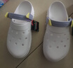 斯凱奇（Skechers）女鞋洞洞鞋涼鞋增高厚底耐磨沙灘拖鞋小怪獸包頭洞洞鞋111581 白色/多彩色/WMLT 37 曬單實(shí)拍圖