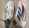 adidas ADIZERO BOSTON 12超輕馬拉松玻纖柱專(zhuān)業(yè)競訓跑鞋阿迪達斯   亮白/深藍/純寶石紅   41 曬單實(shí)拍圖