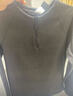 大美兔美式德絨半高領(lǐng)拉鏈打底衫男長(cháng)袖T恤雙面戶(hù)外健身運動(dòng)顯大300G 灰色 L（建議140-160斤） 曬單實(shí)拍圖