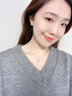 法蔻（farcoko）莫比烏斯雙環(huán)項(xiàng)鏈女輕奢小眾新款生日七夕禮物送女友老婆 莫比烏斯&無盡的愛·項(xiàng)鏈 禮盒裝 曬單實(shí)拍圖