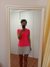 迪卡儂運動(dòng)短裙女夏半身裙網(wǎng)球裙活力白S-2696878 曬單實(shí)拍圖