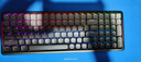 新貴（Newmen）SK01超薄矮軸機械鍵盤(pán)三模無(wú)線(xiàn)藍牙電腦平板手機辦公家用鍵盤(pán)透光PBT鍵帽有線(xiàn)臺式鍵盤(pán)手感鍵盤(pán) 漸變雅灰【標準款】PBT鍵帽-RGB 環(huán)諾矮軸-紅軸-輕聲舒適 100鍵 曬單實(shí)拍圖