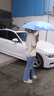 千色傘 COLORFUL UMBRELLA女學(xué)生超輕雨傘晴雨兩用折疊便攜防曬遮陽(yáng)傘大太陽(yáng)傘黑膠防紫外線(xiàn) 海灣款-5折 6骨 曬單實(shí)拍圖