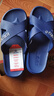 路路佳夏季室內外防滑居家情侶男女浴室洗澡地板防滑耐磨透氣舒適涼拖鞋 深藍色 （醫用級PVC 抗菌防臭 ） 42 曬單實(shí)拍圖