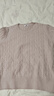 森馬（Semir）森柔毛衫|商場(chǎng)同款毛衣女圓領(lǐng)純色2024冬季絞花上衣101724107014 曬單實(shí)拍圖
