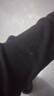 真維斯（JEANSWEST）德絨打底衫女裝秋冬季長袖t恤上衣服加絨保暖加厚內(nèi)搭半高領秋衣 黑色 小毛絨熊棕_K_左領角 M 曬單實拍圖
