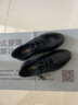 金利來(lái)（Goldlion）男鞋商務(wù)休閑鞋時(shí)尚簡(jiǎn)約柔軟舒適休閑皮鞋G521310530AAA-黑色 曬單實(shí)拍圖
