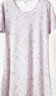 AB女士睡裙春夏款純棉短袖家居服夏季寬松大碼中長(zhǎng)款連衣裙媽媽睡衣 紫色風(fēng)鈴 4XL 曬單實(shí)拍圖