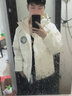 雪中飛羽絨服男士外套上衣服冬季新款純色商務(wù)中青年潮流時(shí)尚舒適外套 B107-2208白色 L (116斤-135斤) 曬單實(shí)拍圖