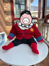 嘟嘟家兒童拜年服冬季男童棉服女童過(guò)年衣服喜慶唐裝外套寶寶棉襖 胭脂紅 80 曬單實(shí)拍圖