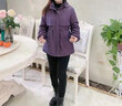恒源祥媽媽秋裝外套加絨加厚棉服2025新款中老年秋冬女士風(fēng)衣中長(cháng)款棉衣 紫色 (加絨加厚) 3XL (建議120-135斤) 曬單實(shí)拍圖