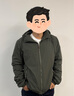布克兄弟（BrooksBrothers）男士冬新款白鴨絨純色羽絨服保暖外套3003灰綠色M 曬單實(shí)拍圖