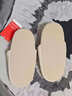 三利居家地板拖秋冬季男士保暖柔軟靜音女旅行便攜室內拖鞋 卡其 S碼 曬單實(shí)拍圖