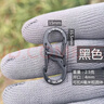 語(yǔ)森憶不銹鋼8字扣戶(hù)外帶鎖掛鉤S形登山扣快掛鑰匙扣背包拉鎖安全扣金屬 黑色 迷你8字扣帶鎖【5個(gè)裝】 曬單實(shí)拍圖