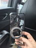 弘卓【360°磁吸旋轉支架】適用華為Pura70pro手機殼P70pro+保護套電鍍無(wú)邊框超薄透明簡(jiǎn)約硬殼 石墨黑 曬單實(shí)拍圖