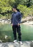 OMG潮牌防風(fēng)男運動(dòng)沖鋒機能長(cháng)褲加絨加厚戶(hù)外三防休閑褲子 黑色 L (120-140斤) 曬單實(shí)拍圖