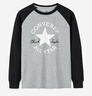 匡威（Converse）匡威兒童t恤長(cháng)袖男童內搭打底衫女童上衣男童衣服純棉童裝長(cháng)袖T恤 巖嶺灰 130 /64 【建議身高116-122cm】 曬單實(shí)拍圖
