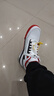 耐克（NIKE）官方艦店男鞋秋季運動(dòng)鞋AIR FLIGHT 89氣墊休閑鞋AJ4兄弟跑步鞋 白/黑/大學(xué)紅/AJ4兄弟款 40.5 曬單實(shí)拍圖