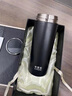 水宜生保溫杯男士高檔水杯攜商務(wù)大容量不銹鋼內膽弱堿養生杯刻字定制 銀黑色480ml 480 曬單實(shí)拍圖