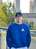 真維斯衛(wèi)衣男冬季加絨加厚保暖羊羔絨外套男士圓領(lǐng)上衣服簡(jiǎn)約百搭情侶裝 【羊羔絨】藍(lán)色(熊貓趴胸標(biāo)) L (175) (收藏加購(gòu)優(yōu)先發(fā)) 曬單實(shí)拍圖