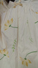 新一步（XINYIBU）睡裙女士春夏薄款短袖中長(cháng)款休閑圓領(lǐng)套頭印花可外穿睡衣家居服 33300素雅黃 L （100-115斤） 曬單實(shí)拍圖