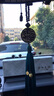 宏夢零 汽車掛件車內(nèi)吊飾車載高檔后視鏡平安高級感新款檀木純銀掛飾 黑檀木鑲銀祥云[孔藍(lán)] 曬單實拍圖