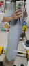 對白法式高級感連衣裙女2025夏季新款氣質收腰顯瘦通勤風襯衫裙子 冰水藍 S 曬單實拍圖