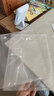 得力（deli） 透明按扣文件袋a4 學(xué)生用試卷收納袋辦公用品檔案票據袋加厚防水美術(shù)袋資料收納袋 A4 透明白-50個(gè)裝（贈標簽貼） 曬單實(shí)拍圖