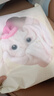 babycare嬰兒浴巾暖絨洗澡巾光暖黑科技baby絨帶帽斗篷-小粉象105*105cm 曬單實(shí)拍圖