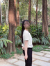 香影（xiangying）小香風(fēng)蕾絲開(kāi)衫外套女短款2025春夏新款花邊法式米白短袖上衣 米色 M 曬單實(shí)拍圖