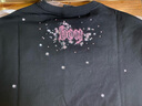 BOY LONDON【暗夜星辰】 秋季情侶款短袖燙鉆粉色老鷹T恤 N01003 黑色 XL 曬單實(shí)拍圖
