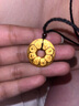 周六福（ZLF） 黃金吊墜足金999男款平安扣六字真言 計價(jià) 7.75g 曬單實(shí)拍圖
