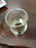多樣屋耐熱玻璃杯茶隔茶水分離杯帶把杯辦公室家用學生玻璃水杯過濾泡茶 睿派 410ml 曬單實拍圖