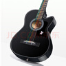 T9民謠吉他單板初學(xué)者新手入門(mén)練習琴guitar木吉它樂(lè )器jita 38英寸亮黑色+禮包【初學(xué)推薦】 曬單實(shí)拍圖